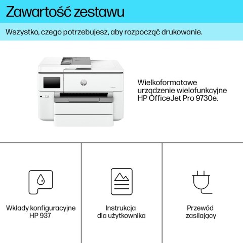 HP OfficeJet Pro Wielkoformatowe urządzenie wielofunkcyjne 9730e