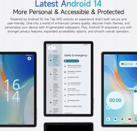 Tablet Ulefone W10 4GB/128GB WiFi (space grey) Tablet Ulefone W10 4GB/128GB WiFi (space grey)