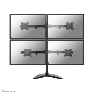 Neomounts NM-D335D4BLACK uchwyt / stojak do monitorów 68,6 cm (27") Biurko Czarny