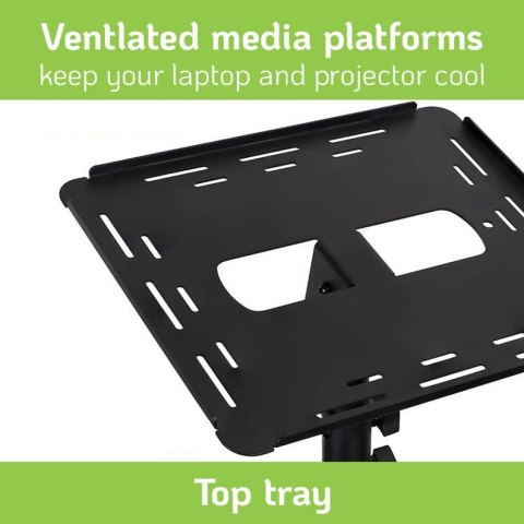 Techly ICA-TB TPM-10 stojak na laptop Czarny