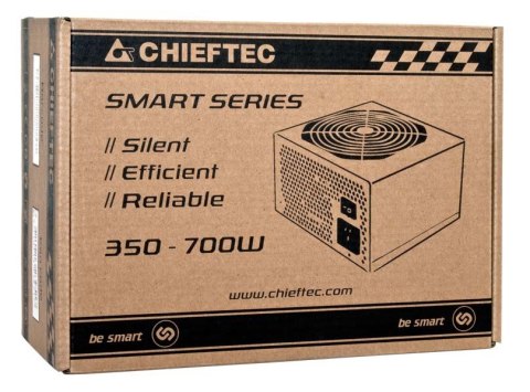 Chieftec Smart GPS-600A8 moduł zasilaczy 600 W 20+4 pin ATX ATX Czarny