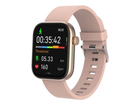 Denver SWC-185RO smartwatch / zegarek sportowy 4,7 cm (1.85") AMOLED Cyfrowy 390 x 450 px Ekran dotykowy Różowy