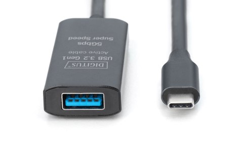 Digitus Aktywny przedłużacz USB 3.2 Gen1 5G, USB-C - USB-A, 10 m Digitus Aktywny przedłużacz USB 3.2 Gen1 5G, USB-C - USB-A, 10 m