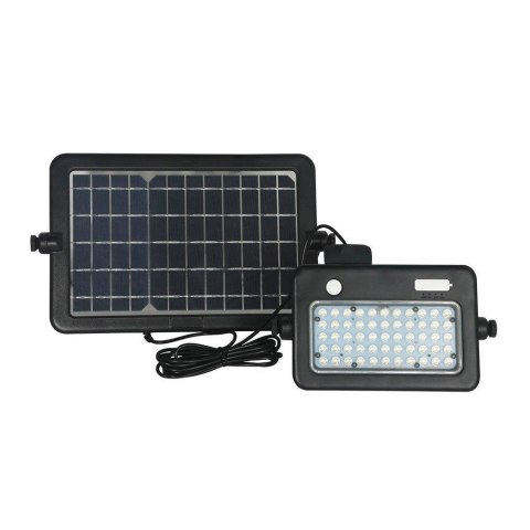 Projektor LED Solarny V-TAC 10W USB Czarny IP65 VT-788-10 4000K 1100lm Projektor LED Solarny V-TAC 10W USB Czarny IP65 VT-788-10 4000K 1100lm