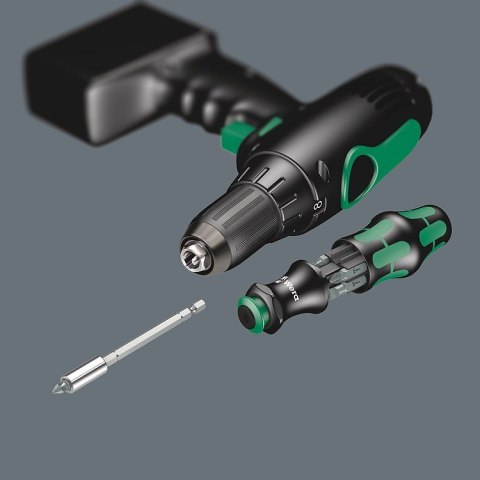 Rękojeść do bitów WERA 1/4" z magnesem + 6 bitów