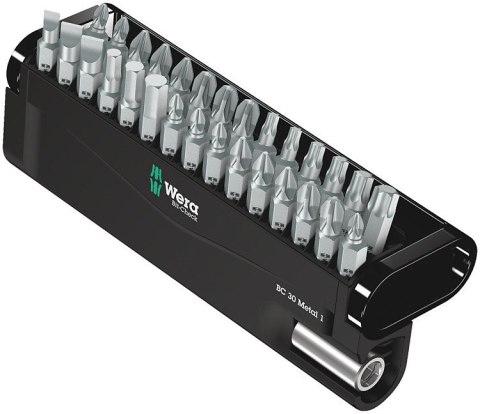 Wera BC 30 Metal 1 końcówka wkrętakowa 30 sztuk Wera BC 30 Metal 1 końcówka wkrętakowa 30 sztuk