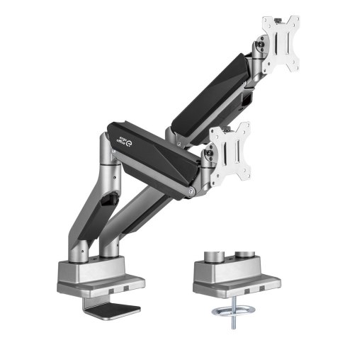 Uchwyt biurkowy na dwa monitory uniwersalny Ergo Office ER-446, sprężyna gazowa 17"-35" 15kg, VESA 75x75 / 100x100 Uchwyt biurkowy na dwa monitory uniwersalny Ergo Office ER-446, sprężyna gazowa 17"-35" 15kg, VESA 75x75 / 100x100
