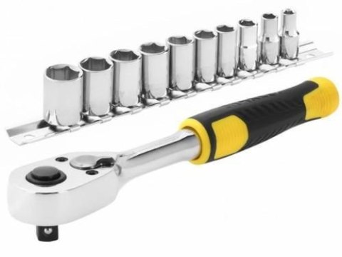 Zestaw grzechotka 1/2" i akcesoria 11szt. Zestaw grzechotka 1/2" i akcesoria 11szt.