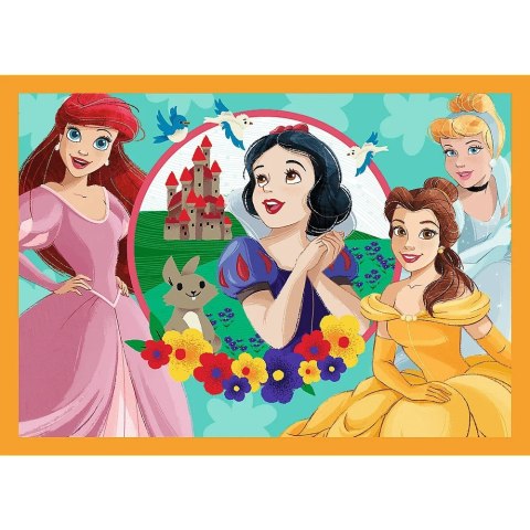 Puzzle 4w1 Bajkowe historie Księżniczki Puzzle 4w1 Bajkowe historie Księżniczki