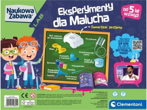 Zestaw naukowy Eksperymenty dla malucha Zestaw naukowy Eksperymenty dla malucha