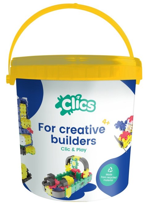 Klocki konstrukcyjne CLICS - Zestaw 275 el. (10w1) Klocki konstrukcyjne CLICS - Zestaw 275 el. (10w1)