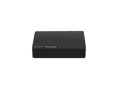 LANBERG SWITCH DSP2-1005-12V (5-PORT, 12V, 1GB/S) LANBERG SWITCH DSP2-1005-12V (5-PORT, 12V, 1GB/S)