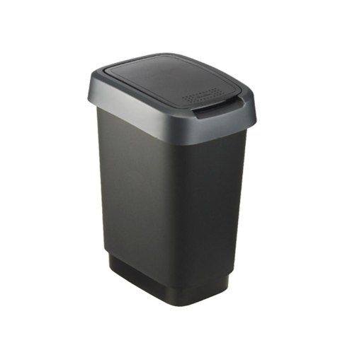 Rotho kosz na śmieci obrotowy TWIST srebrny 25L Rotho kosz na śmieci obrotowy TWIST srebrny 25L