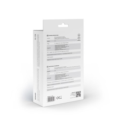 SAVIO KABEL DISPLAYPORT M - DISPLAYPORT M, V1.4, 3M, CZARNY, CL-176 SAVIO KABEL DISPLAYPORT M - DISPLAYPORT M, V1.4, 3M, CZARNY, CL-176