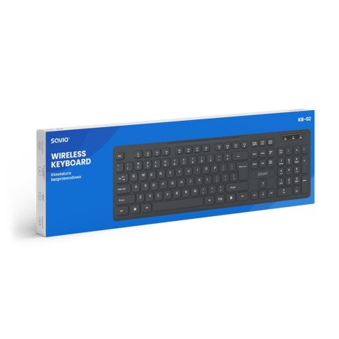 SAVIO KLAWIATURA BZPRZEWODOWA KB-02 SAVIO KLAWIATURA BZPRZEWODOWA KB-02