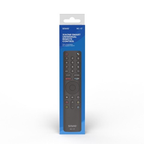 SAVIO PILOT UNIWERSALNY/ZAMIENNIK DO XIAOMI TV, SMART TV RC-17 SAVIO PILOT UNIWERSALNY/ZAMIENNIK DO XIAOMI TV, SMART TV RC-17