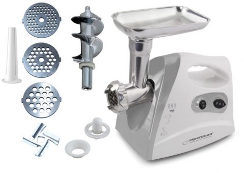 Maszynka do mielenia mięsa Esperanza EKM012E (600W; kolor biały) Maszynka do mielenia mięsa Esperanza EKM012E (600W; kolor biały)
