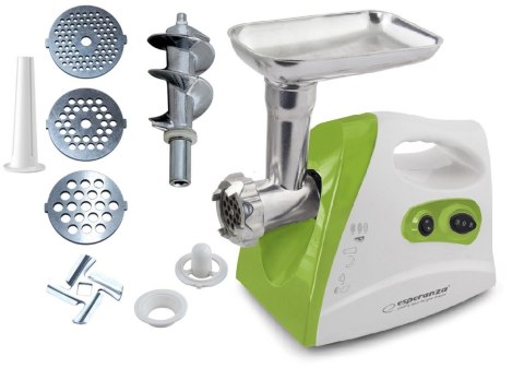 Maszynka do mielenia mięsa Esperanza Meatball EKM012G (600W; kolor biały, kolor zielony) Maszynka do mielenia mięsa Esperanza Meatball EKM012G (600W; kolor biały, kolor zielony)