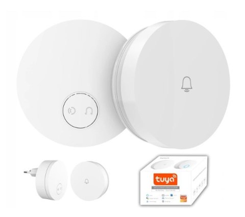 Dzwonek bezprzewodowy Linptech G6LW Wi-Fi Tuya bezbateryjny Dzwonek bezprzewodowy Linptech G6LW Wi-Fi Tuya bezbateryjny