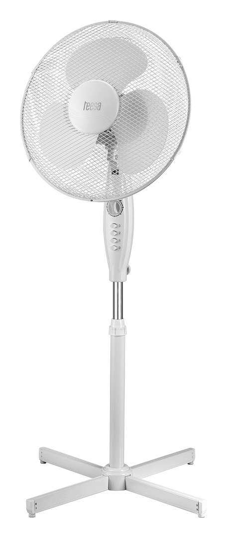 Teesa TSA8021, Wentylator stojący 16" Biały