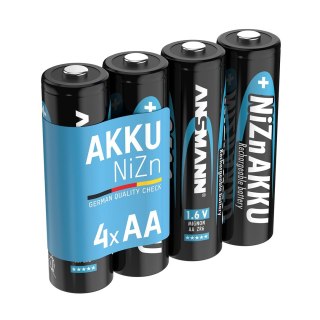 Akumulatory Ansmann NiZn AA R6 2500 mWh 1.6V 4 szt
