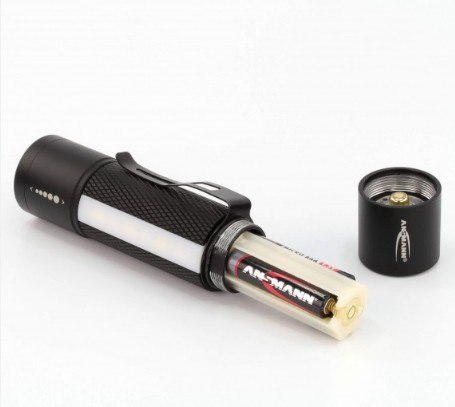 Ansmann 1600-0137 latarka Czarny, Biały Latarka ręczna LED