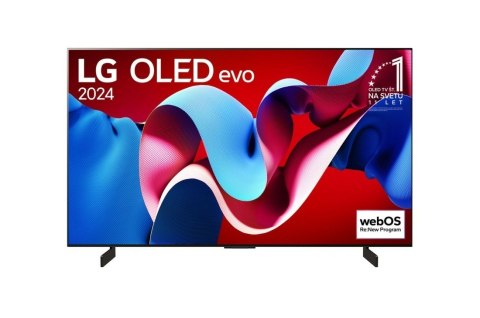 LG OLED42C41LA Telewizor 106,7 cm (42") 4K Ultra HD Smart TV Wi-Fi Czarny