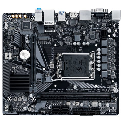GIGABYTE H610M S2H V2 płyta główna Intel H610 Express LGA 1700 micro ATX GIGABYTE H610M S2H V2 płyta główna Intel H610 Express LGA 1700 micro ATX