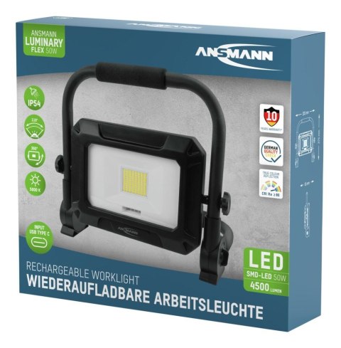 Przenośne światło przemysłowe Ansmann FL50W-R 50 W 4500 lm światło dzienne