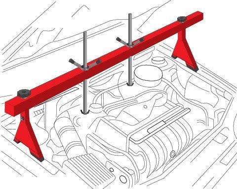 Yato YT-55568 naprawa/konserwacja pojazdu Adapter podnoszący Yato YT-55568 naprawa/konserwacja pojazdu Adapter podnoszący