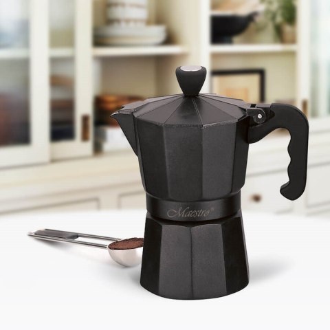 Kawiarka na 3 filiżanki MR-1666-3-BLACK MAESTRO Kawiarka na 3 filiżanki MR-1666-3-BLACK MAESTRO