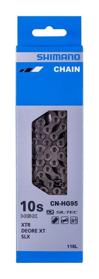 Shimano Łańcuch 10rz 116 Ogniw CN-HG95 +Pin