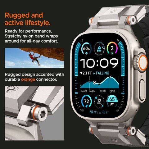 Spigen DuraPro Armor - Pasek do Apple Watch 44/45/46/49 mm (Grey)