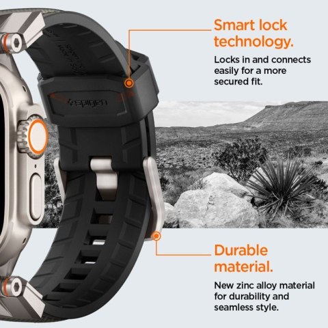 Spigen DuraPro Armor - Pasek do Apple Watch 44/45/46/49 mm (Grey)