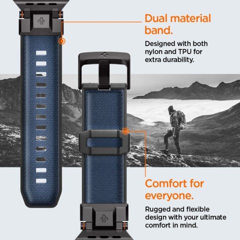 Spigen DuraPro Armor - Pasek do Apple Watch 44/45/46/49 mm (Navu Blue)