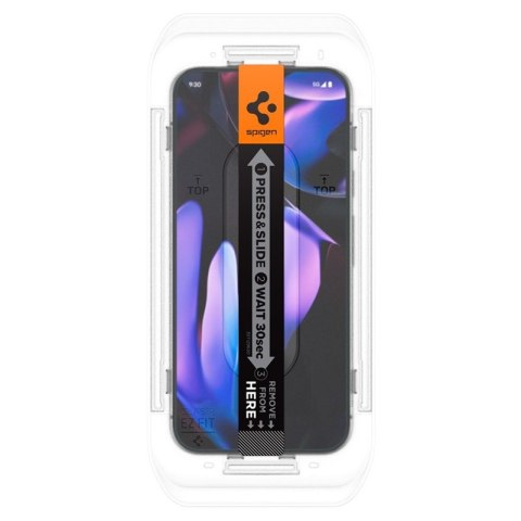 Spigen GLAS.TR EZ FIT Privacy 2-Pack - Szkło hartowane z filtrem prywatyzującym do Google Pixel 9 / 9 Pro 2 szt
