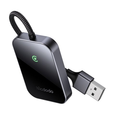 Bezprzewodowy adapter CarPlay z kablem USB McDodo CA-7210 czarny Bezprzewodowy adapter CarPlay z kablem USB McDodo CA-7210 czarny
