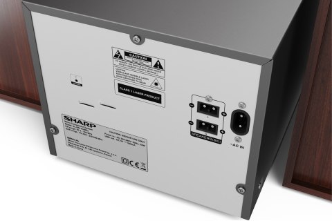 Sharp XL-B517D System micro domowego audio 45 W Brązowy