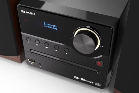 Sharp XL-B517D System micro domowego audio 45 W Brązowy
