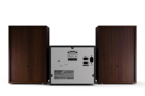 Sharp XL-B517D System micro domowego audio 45 W Brązowy