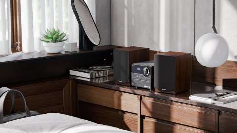 Sharp XL-B517D System micro domowego audio 45 W Brązowy