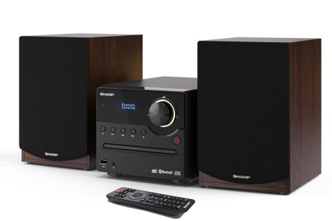 Sharp XL-B517D System micro domowego audio 45 W Brązowy