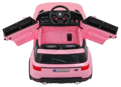 Autko Start Run na akumulator Różowy SUV + Pilot + Funkcje bezpieczeństwa