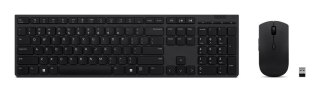 Lenovo 4X31K03968 klawiatura Dołączona myszka Biuro RF Wireless + Bluetooth US English Szary