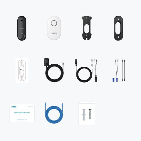 Reolink Dzwonek Wifi biały D340W Reolink Dzwonek Wifi biały D340W