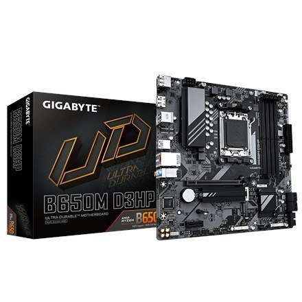 GIGABYTE B650M D3HP płyta główna AMD B650 Gniazdo AM5 micro ATX GIGABYTE B650M D3HP płyta główna AMD B650 Gniazdo AM5 micro ATX