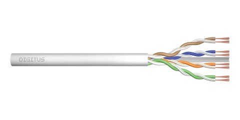 Digitus Kabel typu linka kat.6, U/UTP, AWG 26/7, LSOH, 305m, szary, szpula Digitus Kabel typu linka kat.6, U/UTP, AWG 26/7, LSOH, 305m, szary, szpula