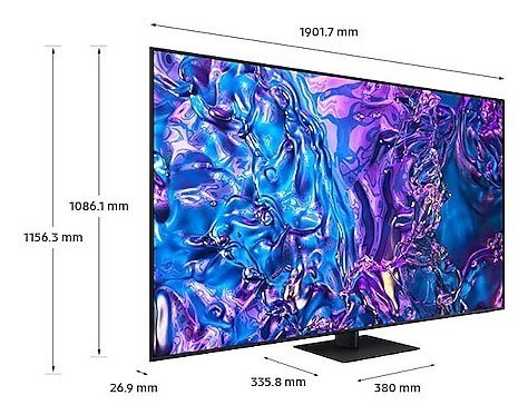 Samsung Q70D QE85Q70DAT 2,16 m (85") 4K Ultra HD Smart TV Wi-Fi Czarny
