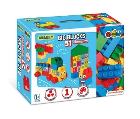 Big Blocks Klocki 51 elementów Big Blocks Klocki 51 elementów