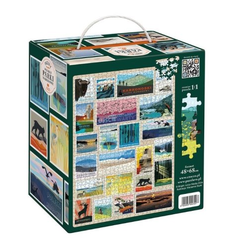 Puzzle Puzzlove Polskie Parki Narodowe 1000 elementów Puzzle Puzzlove Polskie Parki Narodowe 1000 elementów
